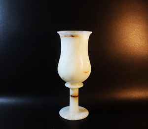 Ensemble de verres à vin en onyx faits à la main, gobelets uniques en pierre naturelle, vaisselle de bar de luxe, cadeau, décoration de mariage et de maison - Product Image 2