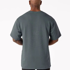 Vêtements pour hommes, vêtements décontractés, t-shirt imprimé surdimensionné, prix bas, couleur unie, 100% coton, confortable, taille plus, coupe ample - Product Image 2