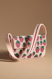 Beaded Fruit National Vintage Women's Shoulder Bag Zipper Closure Eco-Friendly Portable Fashion Trendy Multi-Occasion Daily Use - Product Image 2