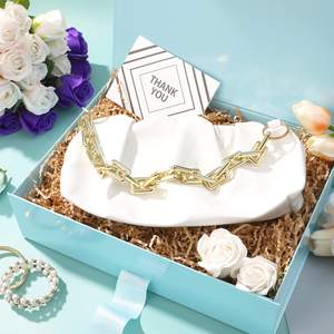 Caja de Regalo Magnética Rígida Plegable Ecológica TH CBB-556, Caja de Papel Azul Plegable con Logotipo Personalizado, Empaque de Regalo de Lujo - Product Image 3