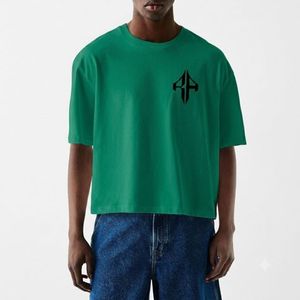 Camiseta Casual Extra Grande de Primera Calidad para Hombre, 100% Algodón, Cuello Redondo, Color Azul Marino, Secado Rápido, Estampado Personalizado - Product Image 4