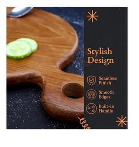 Planche de préparation en bois massif de designer pour cuisines modernes, avec finition artisanale élégante et surface lisse, en gros - Product Image 6