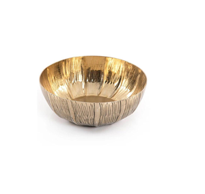 Bol de service en laiton d'inspiration antique, idéal pour les buffets de mariage, alliant design hérité et utilisation moderne - Product Image 5