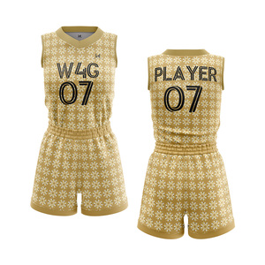 Ensemble short et maillot de basket pour femmes adultes, personnalisable avec le nom de l'équipe, impression par transfert thermique, respirant, anti-humidité, séchage rapide - Product Image 3