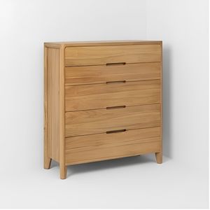 Mueble de Almacenamiento de Madera de Teca al por Mayor, Cómoda Moderna Escandinava para Dormitorio, Compra de Contenedores FCL, Proveedor de Muebles - Product Image 5