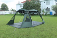 Tente familiale tunnel en maille TENT S - 3-4 personnes, imperméable 2000-3000 mm, abri de camping extérieur portable, léger et pliable