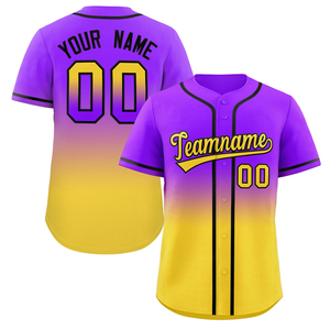 Maillots de baseball personnalisés sublimés en gros, entièrement boutonnés, avec nom d'équipe, anti-humidité, manches courtes, 100 % polyester, uniformes d'équipe - Product Image 4