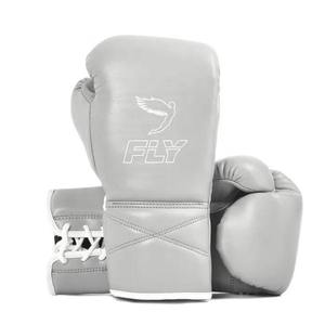Dernier modèle de gants de MMA et de kickboxing de qualité supérieure, en cuir véritable, imperméables et légers, avec lacets. - Product Image 1