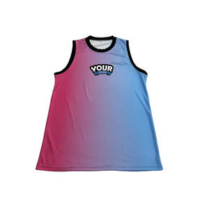 Camiseta de baloncesto transpirable de secado rápido con impresión por sublimación personalizada de alta calidad, conjuntos de uniformes de talla grande incluidos - Product Image 4