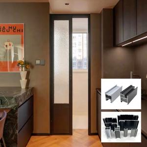Puerta Corredera y Batiente Personalizada con Riel de Aluminio para Baños, Inodoros y Divisiones Interiores - Product Image 5
