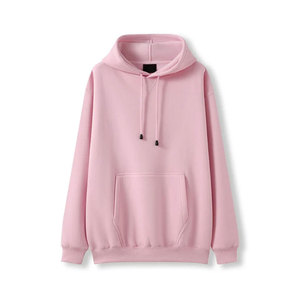 Sudadera con Capucha para Hombre, Casual, con Bolsillo Frontal Tipo Canguro, Corte Regular, Manga Larga, Marca Privada, Color Sólido, Felpa de Algodón - Product Image 1