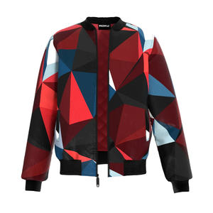 Chaqueta de bombardero ligera a prueba de viento personalizable unisex moda casual invierno prendas de vestir exteriores logotipo personalizado colores venta al por mayor OEM/ODM - Product Image 1