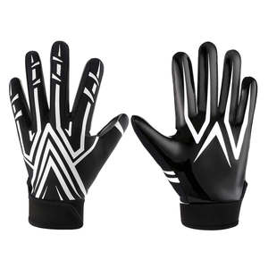 Pakistan Made Men's Neoprene American Football Gloves Moisture Wicking Breathable Non-Slip Adjustable Wrist Strap for Winter Use - Product Image 4