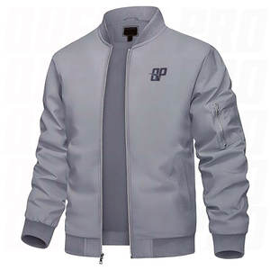 Blouson Bomber Personnalisé de Haute Qualité avec Logo, Blouson Bomber Baseball Épais en Coton pour Hommes - Product Image 1