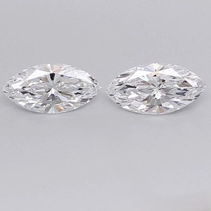 Diamante Blanco Corte Marquesa, Diamante Cultivado en Laboratorio, Tamaño Personalizado Disponible, Regalo de Compromiso, Joyería - Product Image 1