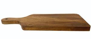Planche à découper en bois artisanale, durable, pour légumes, fruits et viande, bois naturel rustique - Product Image 2
