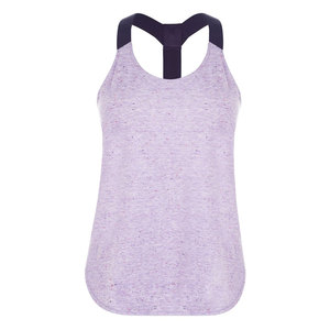 Camiseta sin mangas para mujer, estilo crop top, color liso, transpirable, sin costuras, estilo urbano, tejido elástico acanalado, informal, OEM - Product Image 1