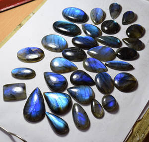 Piedras Preciosas de Labradorita Azul Fuego al por Mayor, Cabujones de Labradorita Iridiscente de Origen Ético, Sanación Energética, Despertar Espiritual - Product Image 2