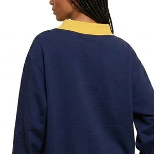 Sudadera con capucha corta al por mayor de fábrica para mujer, conjunto de sudaderas con capucha de talla grande para mujer, sudadera con capucha corta beige - Product Image 3