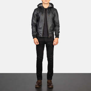 New Arrival RELEVO INDUSTRY <b>Men's</b> <b>Suede</b> Leather Quilted <b>Jacket</b> Eco-Friendly Embroidery Real Leather Windproof Winter Coat High - Product Image 3