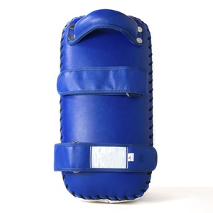 Pads de frappe Muay Thai en cuir extra épais pour la boxe thaïlandaise, vente en gros, avec emballage personnalisé - Product Image 6