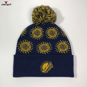 Nouveau design automne-hiver, bonnet unisexe de haute qualité en molleton 100% coton, logo personnalisé, respirant, imperméable, léger - Product Image 2