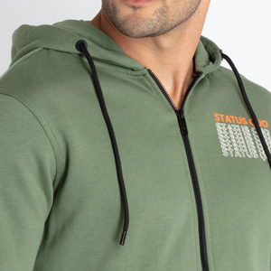 Nouveaux sweats à capuche zippés Y2K pour hommes, broderie Hip Hop XL, surdimensionnés, motif Bouddha, streetwear, collection 2026 - Product Image 3