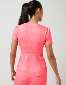 Uniformes Médicos Personalizados Antiarrugas para Spa, Conjunto de Blusa y Pantalón con Cuello en V, Uniformes de Enfermería para Mujer 2026 - Product Image 2