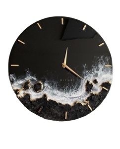 นาฬิกาแขวนผนังทำจากไม้แกะสลักทันสมัยดีไซน์มินิมอลตกแต่งบ้านศิลปะทำด้วยมือ - Product Image 6