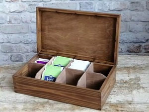 <b>Wooden</b> Jewelry <b>Box</b> with Leaf Pattern Top Classic <b>Storage</b> <b>Box</b> for Bedroom Decorative Rectangular Design <b>Box</b> For Table Use - Product Image 6
