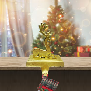 Soporte para medias de Reno navideño Adorno compatible con fieltro y calcetines - Product Image 2