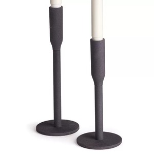 Ensemble de 2 chandeliers noirs hauts pour la décoration de la maison, résistants à la chaleur - Product Image 3