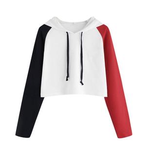 Sudadera corta con capucha para mujer, de alta calidad, transpirable, 100% algodón, ecológica, para invierno - Product Image 1