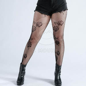 Fishnet <b>Stocking</b> Elastic <b>Sheer</b> Thigh High Net Hosiery Sexy Legwear Nightclub Party Costume Trendy Fashion Accessories - Product Image 5