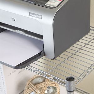 Scaffale da Cucina a 3 Ripiani in Acciaio al Carbonio e PP, Unità di Stoccaggio RT - Product Image 3