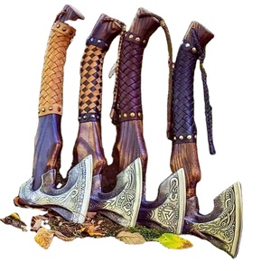 Tùy Chỉnh Handmade Viking Rìu Tùy Chỉnh Tay Giả Mạo Viking Rax-Carbon Thép Trục Hatchet Toàn Bộ Bán 2024 - Product Image 1