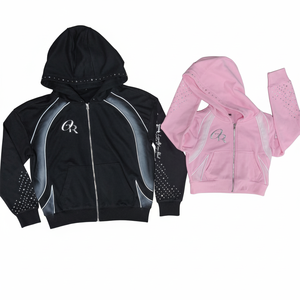 Hoodie en molleton français de haute qualité 350 g/m², avec strass, broderie personnalisée, coupe oversize pour homme et femme, disponible en plusieurs couleurs - Product Image 5