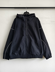 Custom Hoodies <b>Jacket</b> Color Block Splicing Design Utility Zipper Packet Wind Breaker <b>Jacket</b> - Product Image 5