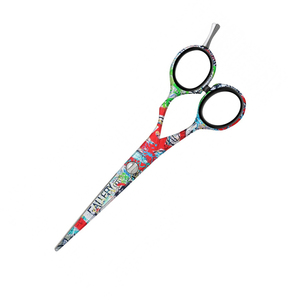 Tijeras Profesionales para Cortar Cabello de 6 Pulgadas con Diseño Colorido de Grafiti, Tijeras de Peluquería para Diestros, Cuchillas Supercut - Product Image 6