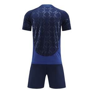 Wholesale Printed Football Jerseys & Shorts for Adults & Kids Retro Style Breathable Quick Dry 100% Polyester Soccer Uniforms - Product Image 4