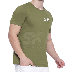 Camiseta de algodón 100% para hombre, informal, de verano, con estampado personalizado, ligera, de material duradero, de corte holgado. - Product Image 2