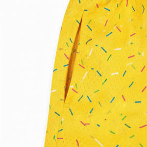 Pantalones Cortos de Baloncesto para Hombre de 5 Pulgadas, Estilo Urbano, Cintura Elástica, Logotipo Frontal, Poliéster/Algodón, Transpirables, de Secado Rápido - Product Image 3