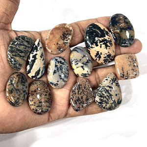 Opale Dendritique Rose Naturelle Cabochon Pierre Précieuse Non Montée Formes Mixtes 20-30mm Livraison Rapide Prêt à Expédier - Product Image 1