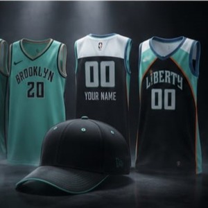 Maillot de basket-ball Brooklyn sans manches, col en V, polyester anti-humidité, unisexe, adulte, coupe classique, toutes saisons, impression du nom de l'équipe - Product Image 5