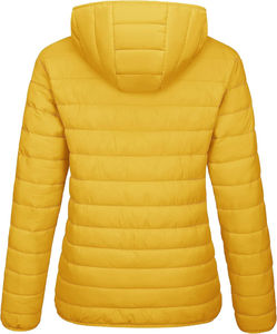 Chaqueta de Plumón Personalizada con Capucha para Mujer, Chaqueta de Invierno Ecológica de Nailon para Exteriores, Transpirable y Cálida - Product Image 2