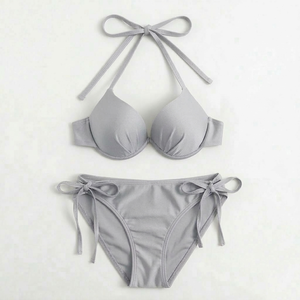 Bikini Sexy 2026, Traje de Baño de Dos Piezas con Cuello en V para Mujer - Product Image 5