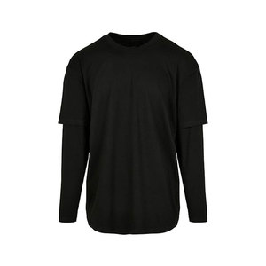 เสื้อยืดผู้ชายสองชั้นคุณภาพสูงแบบ Private Label ผลิตจากผ้าฝ้าย จำนวนมาก - Product Image 1