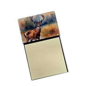 New Deer Brand Self-Sticky Note <b>Pads</b> <b>Refillable</b> Dispenser with Memo <b>Pads</b> Card & Note Holder Accessory for Desks - Product Image 1