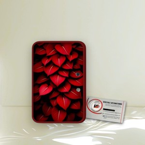 Paleta de Pestañas Acrílicas con Diseño de Hojas Rojas, Cuadrada, con Forma de Corazón y Diamantes, para Extensión de Pestañas, Nueva, Magnética, con Diseño de Mariposa - Product Image 2