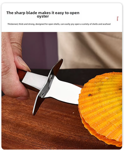 Cuchillo para Ostras Ecológico al por Mayor con Mango de Madera, Herramienta para Mariscos, Abridor de Mariscos, Accesorios de Cocina, Apto para Horno y Lavavajillas - Product Image 4